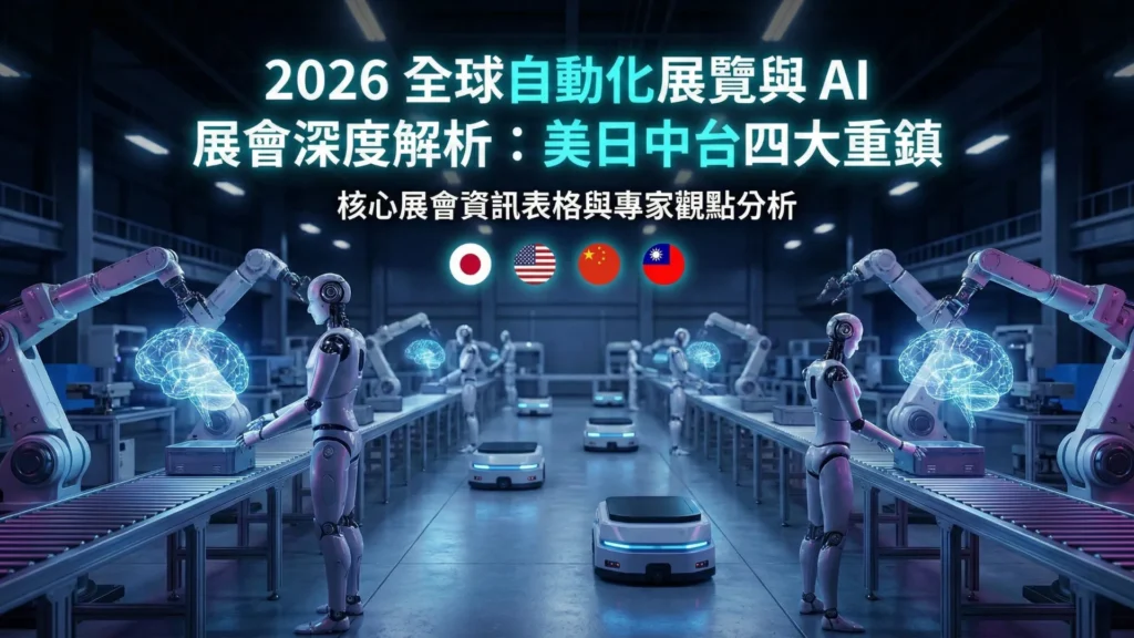 2026 AI機器人展與自動化展覽推薦 展會