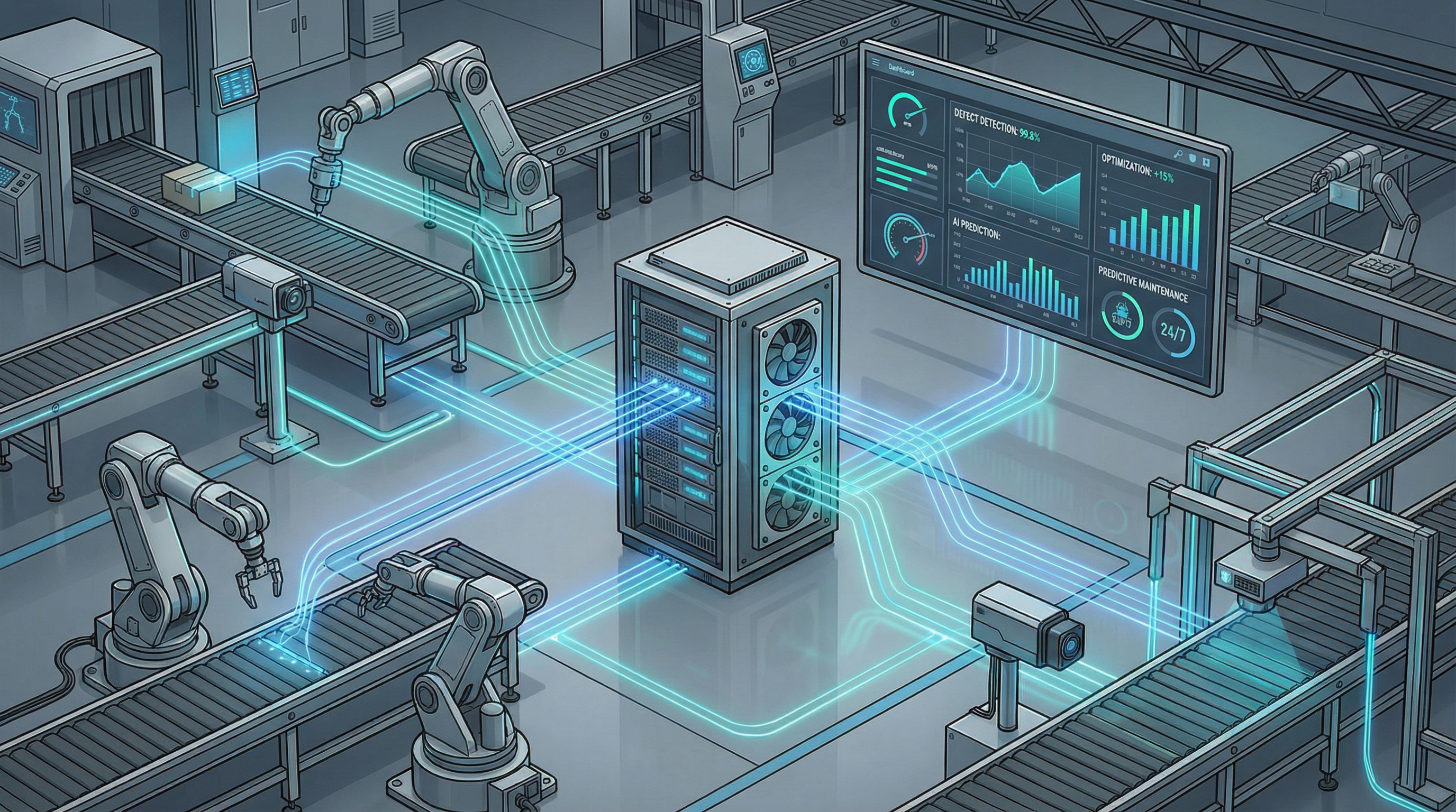 邊緣AI運算在智慧工廠中的實際應用場景