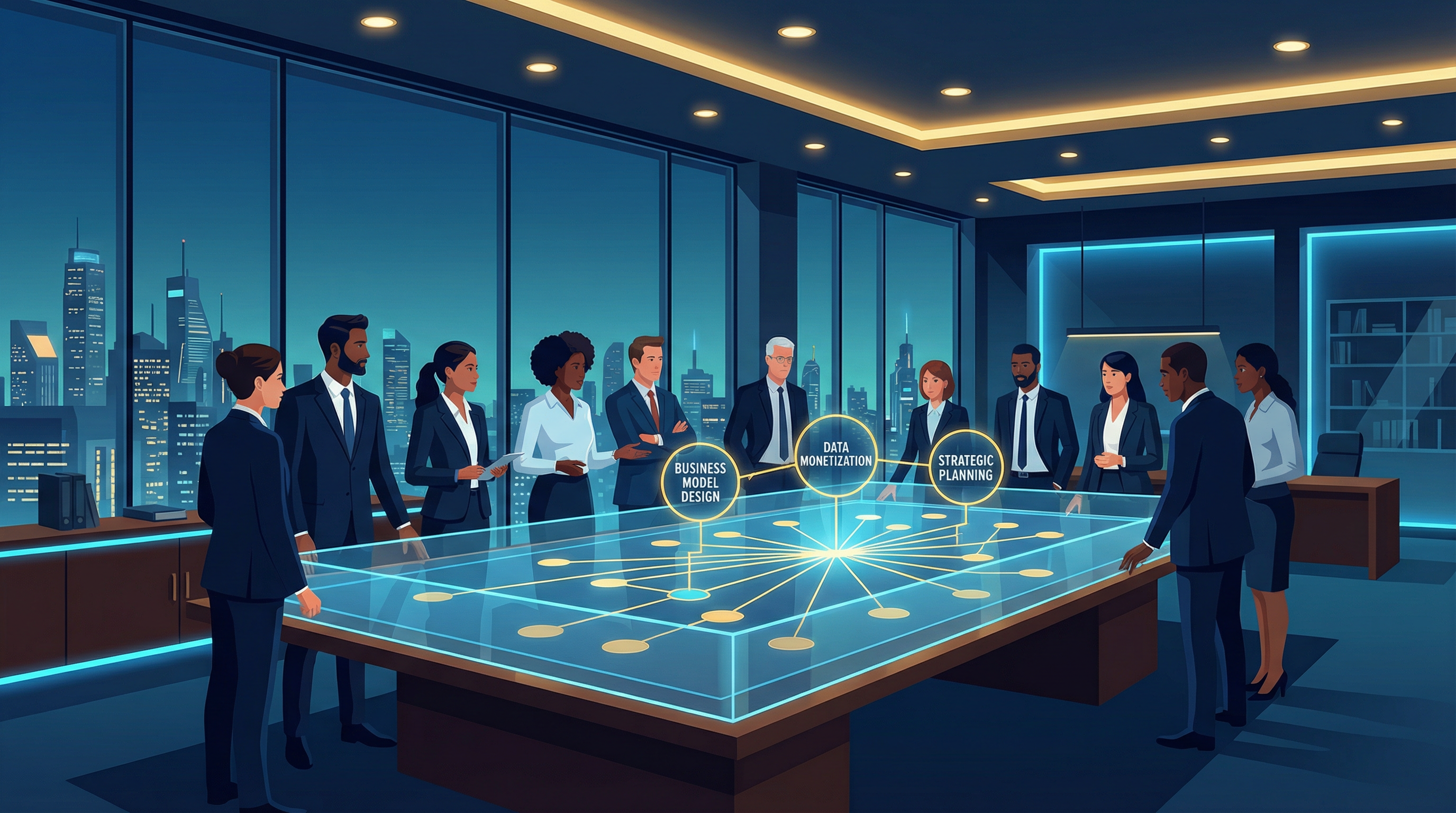 AI轉型顧問協助企業高階主管規劃AI商業模式與導入策略