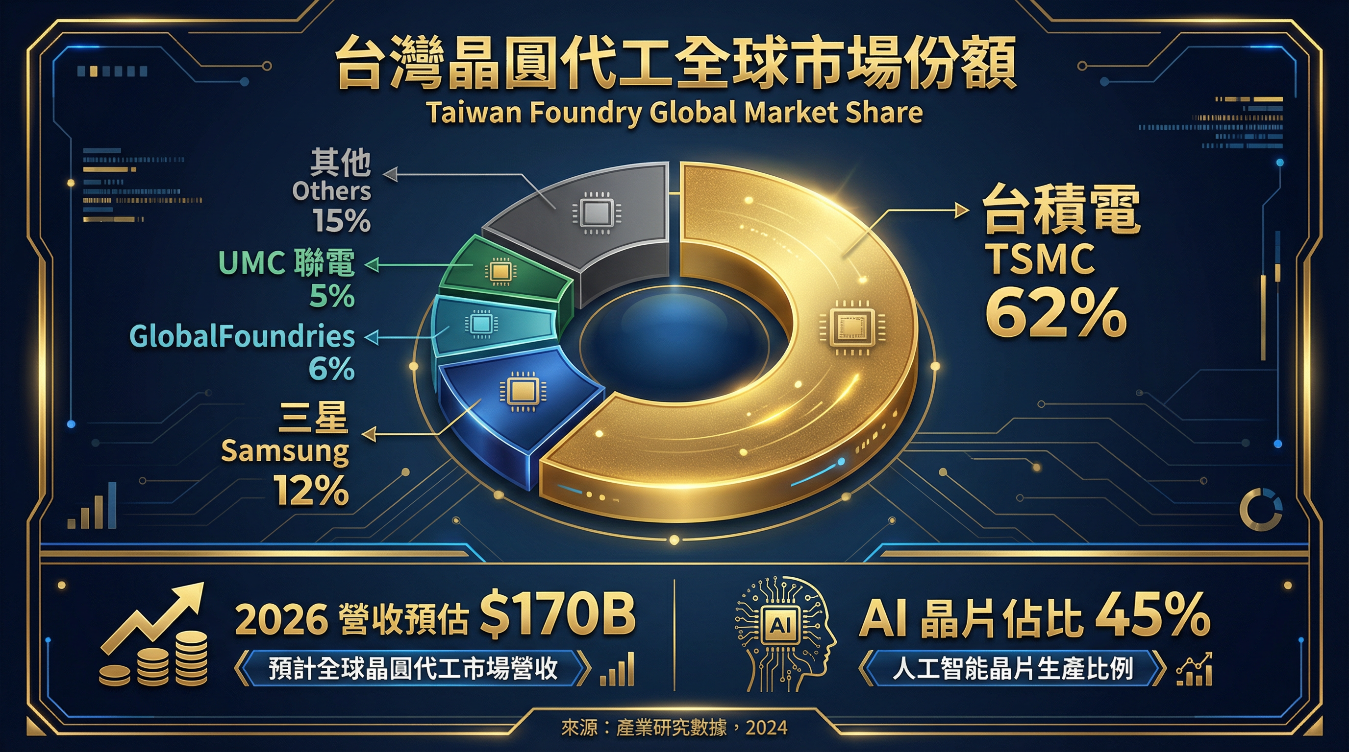 半導體產業供應鏈圖解