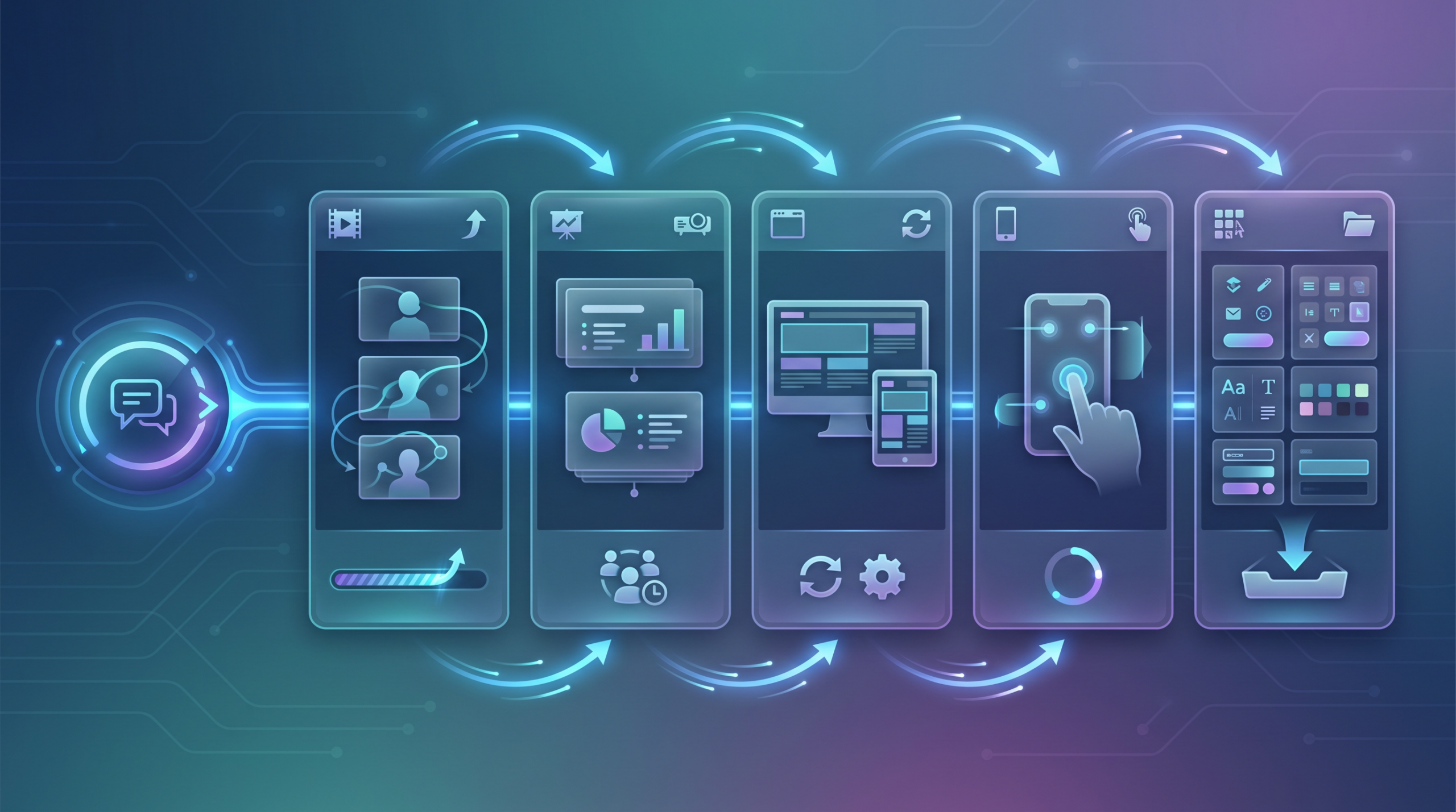 Claude Design 工作流程示意圖