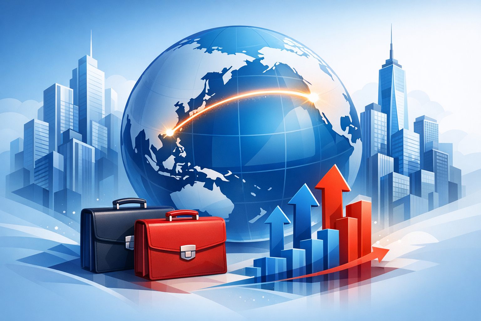 台灣企業設立美國公司布局全球最大市場示意圖